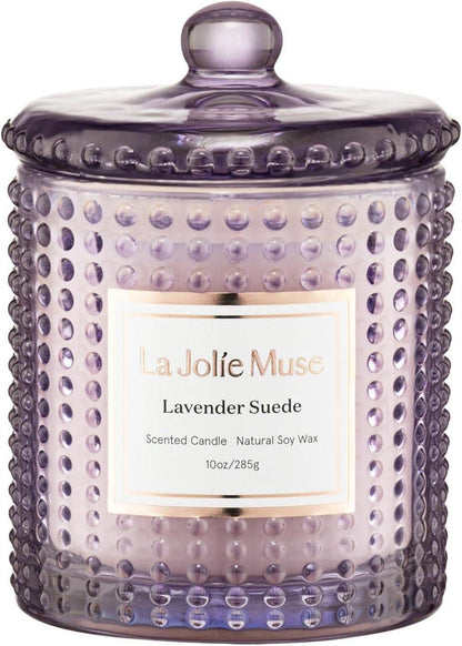 Duftkerze Lavendel Wildleder 10OZ Klassiker 285g Aromatherapie