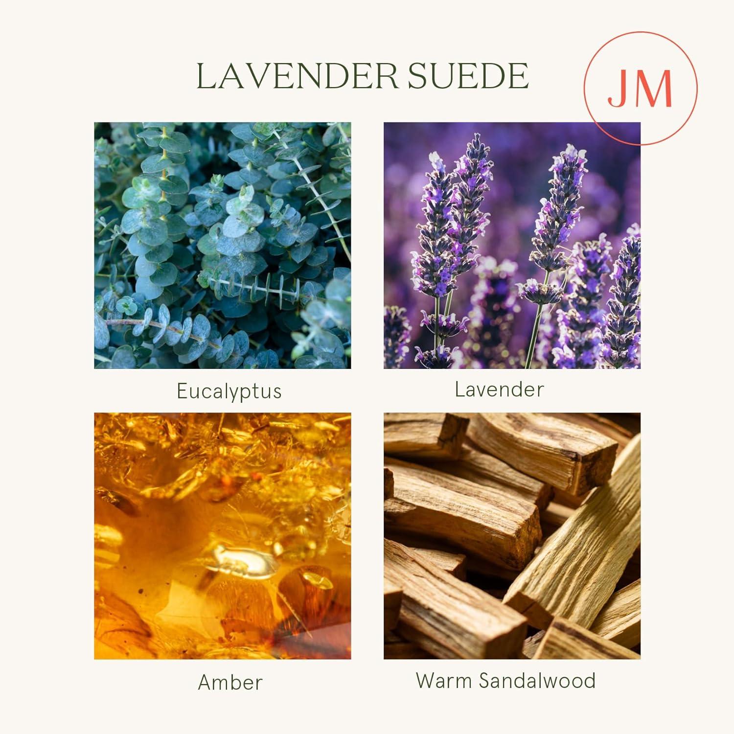 Duftkerze Lavendel Wildleder 10OZ Klassiker 285g Aromatherapie