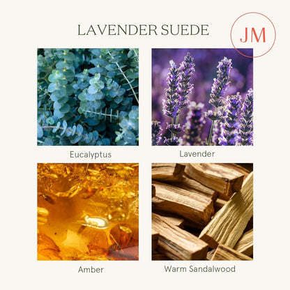 Duftkerze Lavendel Wildleder 10OZ Klassiker 285g Aromatherapie