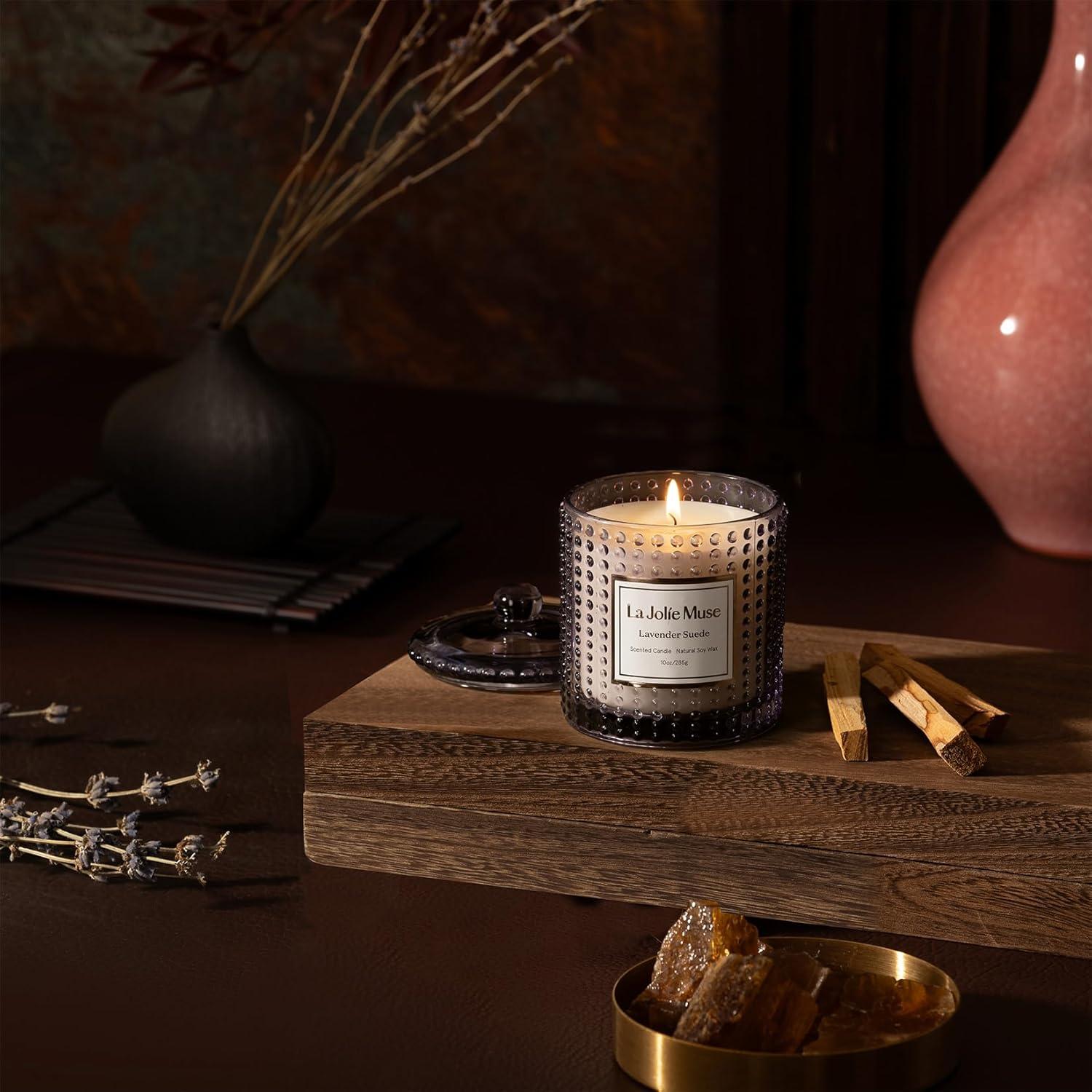 Aromatherapie-Kerze Lavendel-Sandelholz 10OZ 75h Brenndauer