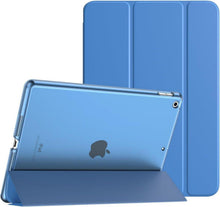 Schutzhülle für iPad 10,2 Zoll, Ultra Dünn Smart Cover, Blau Welle