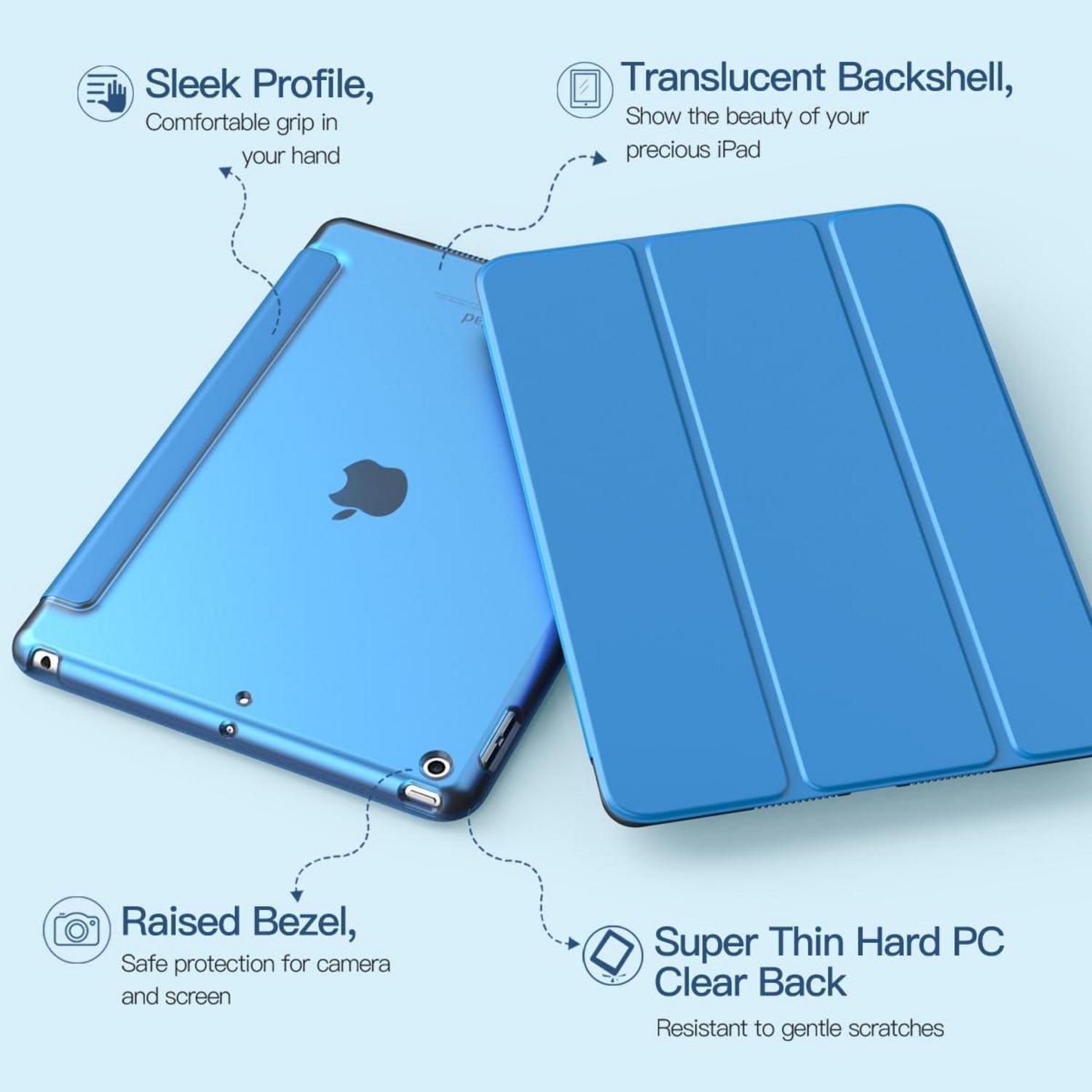 Schutzhülle iPad 9./8./7. Gen Smart Cover Enzianblau 10,2 Zoll