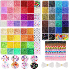 Funtopia DIY Armband Perlen Set 36600 Stück 60 Farben 2mm