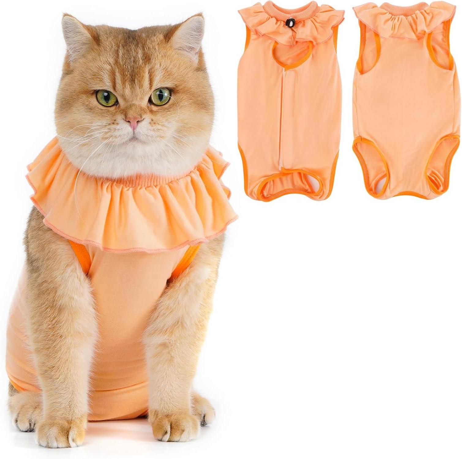 Katzenbody Erholungsanzug Recovery Kastration Leckschutz Suit