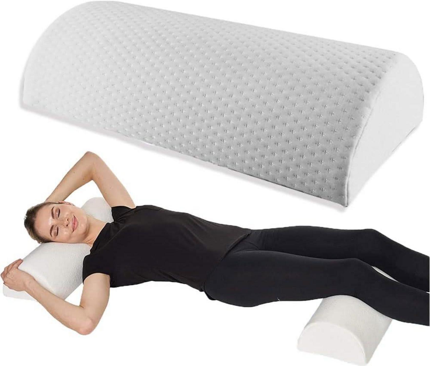 Kniekissen für Seitenschläfer, Memory-Schaum, Bezug aus Polyester