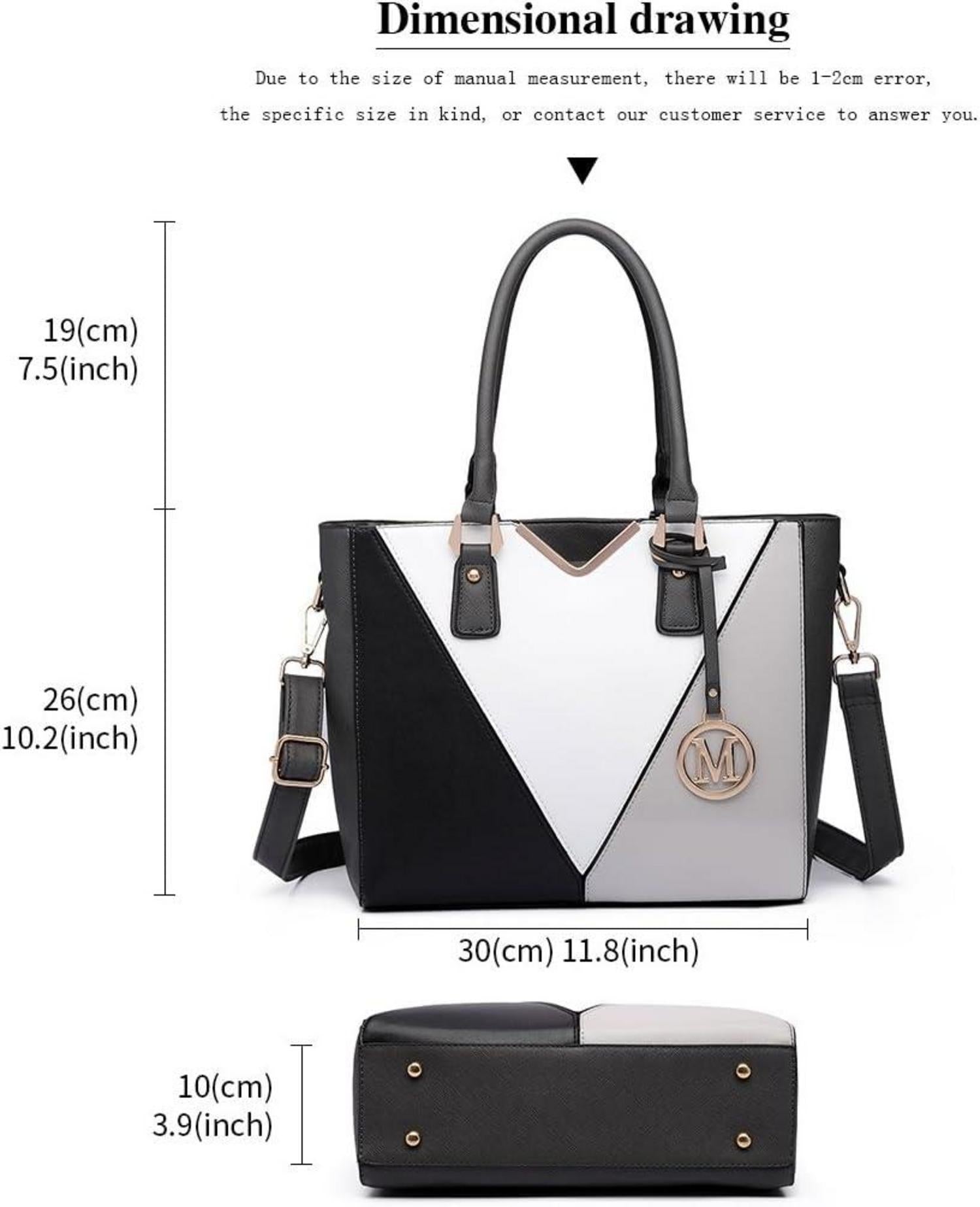 Damen Handtasche Schultertasche Shopper Aktentasche Henkeltasche