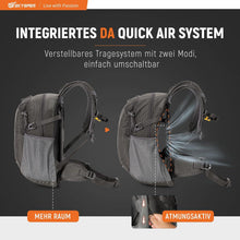 SKYSPER Wanderrucksack 18L Trekkingrucksack Wasserfest mit