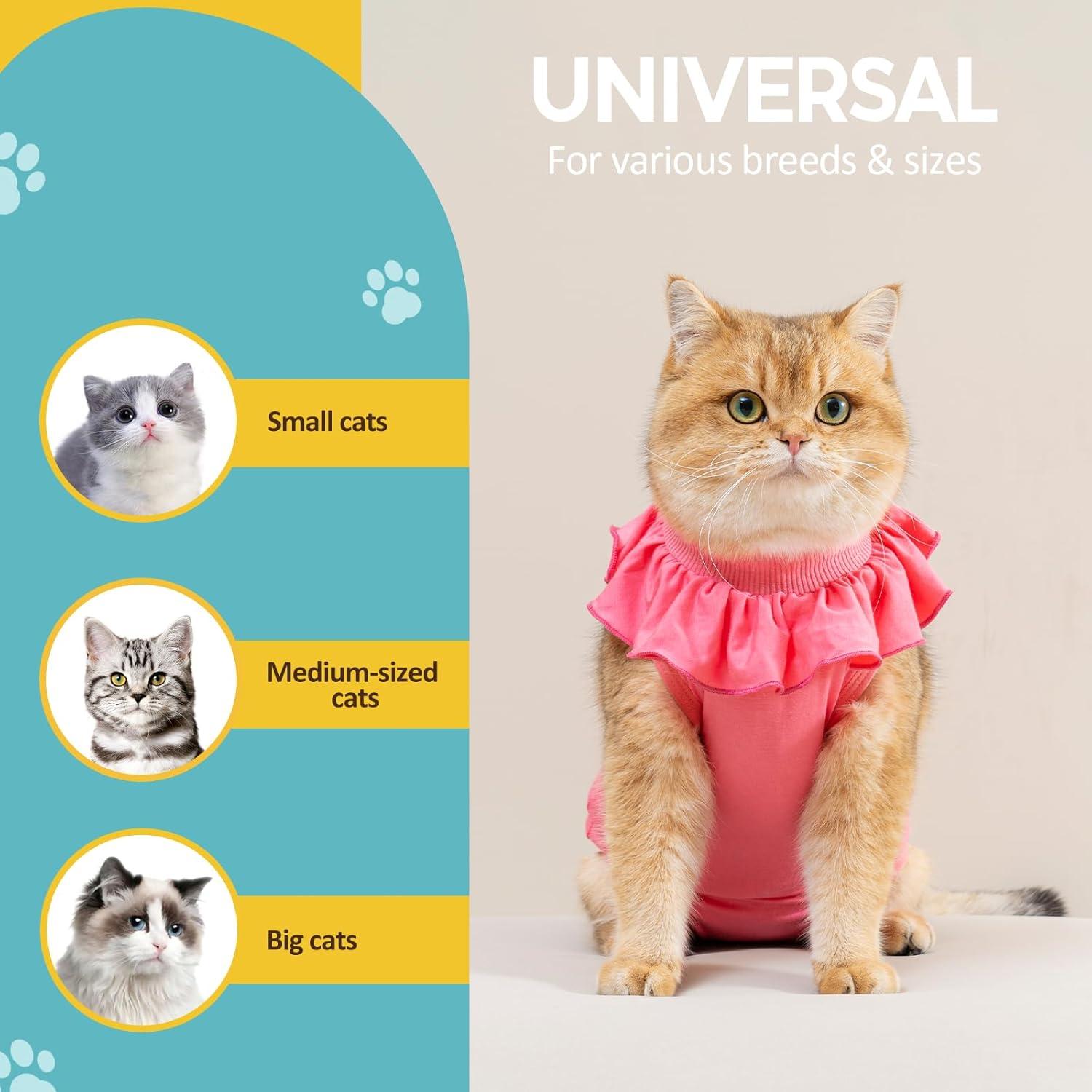 Katzenbody OP Erholungsanzug Modal Recovery Kastration Spay Entwöhnung