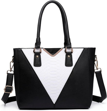 Damen Handtasche Schultertasche Shopper Aktentasche Henkeltasche Blau