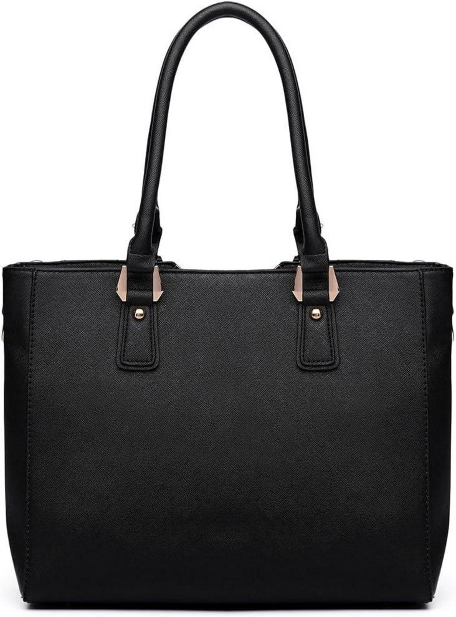 Miss Lulu Damenhandtasche Schultertasche Shopper Arbeitstasche Henkeltasche
