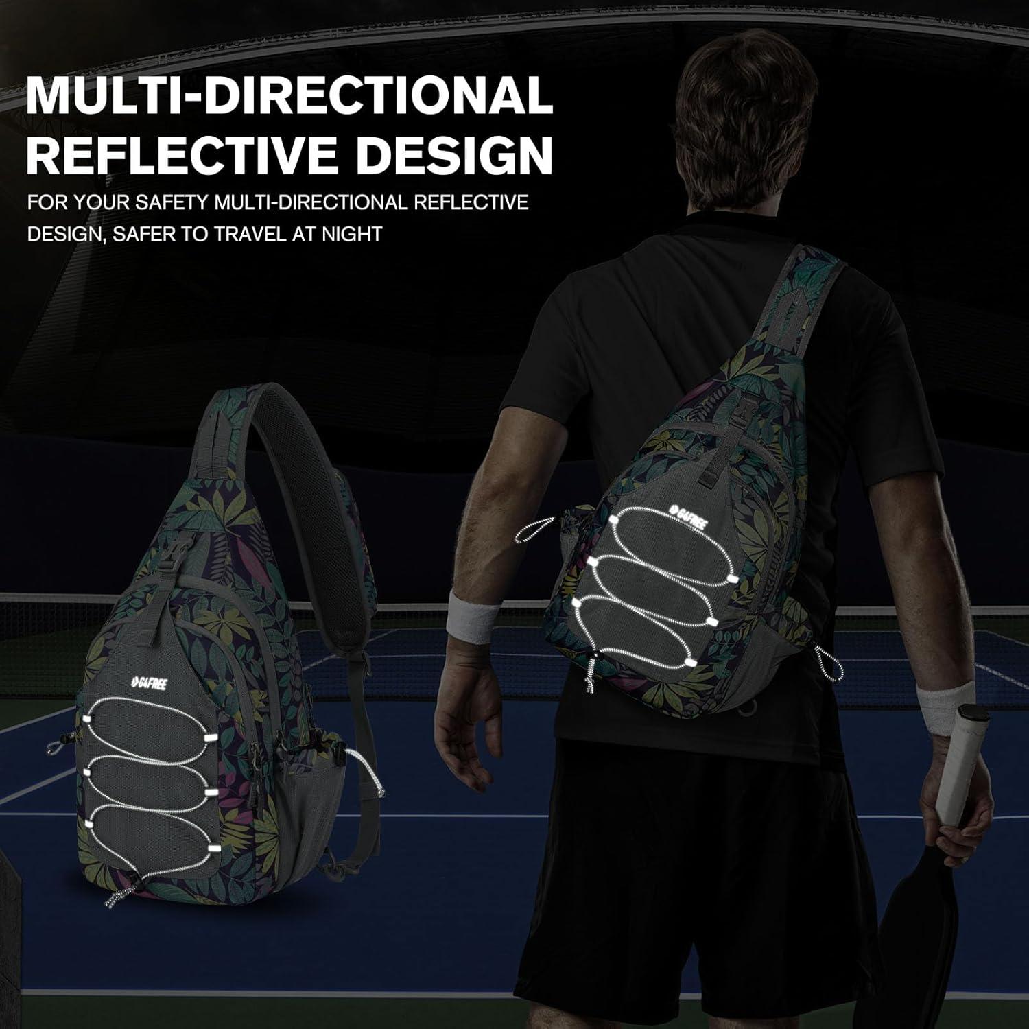 Sport-Schultertaschen Pickleballtasche Brusttasche Schlägertasche