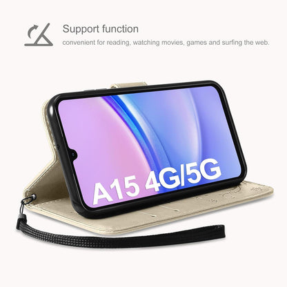 Samsung Galaxy A15 5G/4G Leder Wallet Hülle mit Schutzfolie