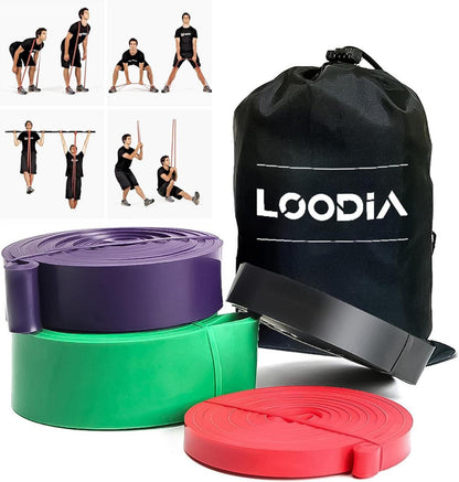 LOODIA High Tension Resistance Bands Set, Fitnessgeräte