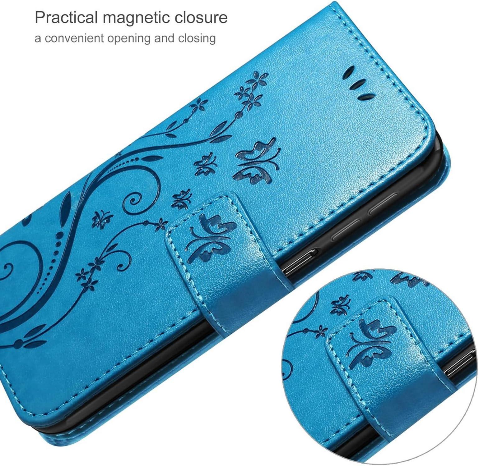 Samsung Galaxy A15 5G Handyhülle Flip Wallet Schutzhülle Blau