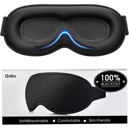 Schlafmaske Schlafbrille 3D Atmungsaktiv für Frauen Herren