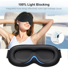 Schlafmaske Schlafbrille 3D Atmungsaktiv für Frauen Herren