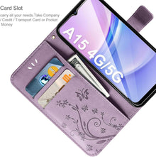 Samsung Galaxy A15 5G/4G Lederhülle Wallet Case Schutzhülle