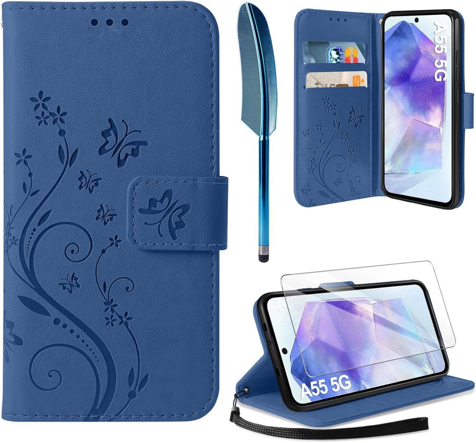 Hülle für Samsung Galaxy A55 5G mit Wallet und Schutzhülle