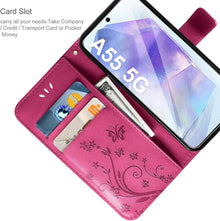 Samsung Galaxy A55 5G Lederhülle Wallet Case Schutzhülle