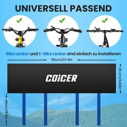 Lenkerschutzhülle Ebike wasserfest und robust - Blau