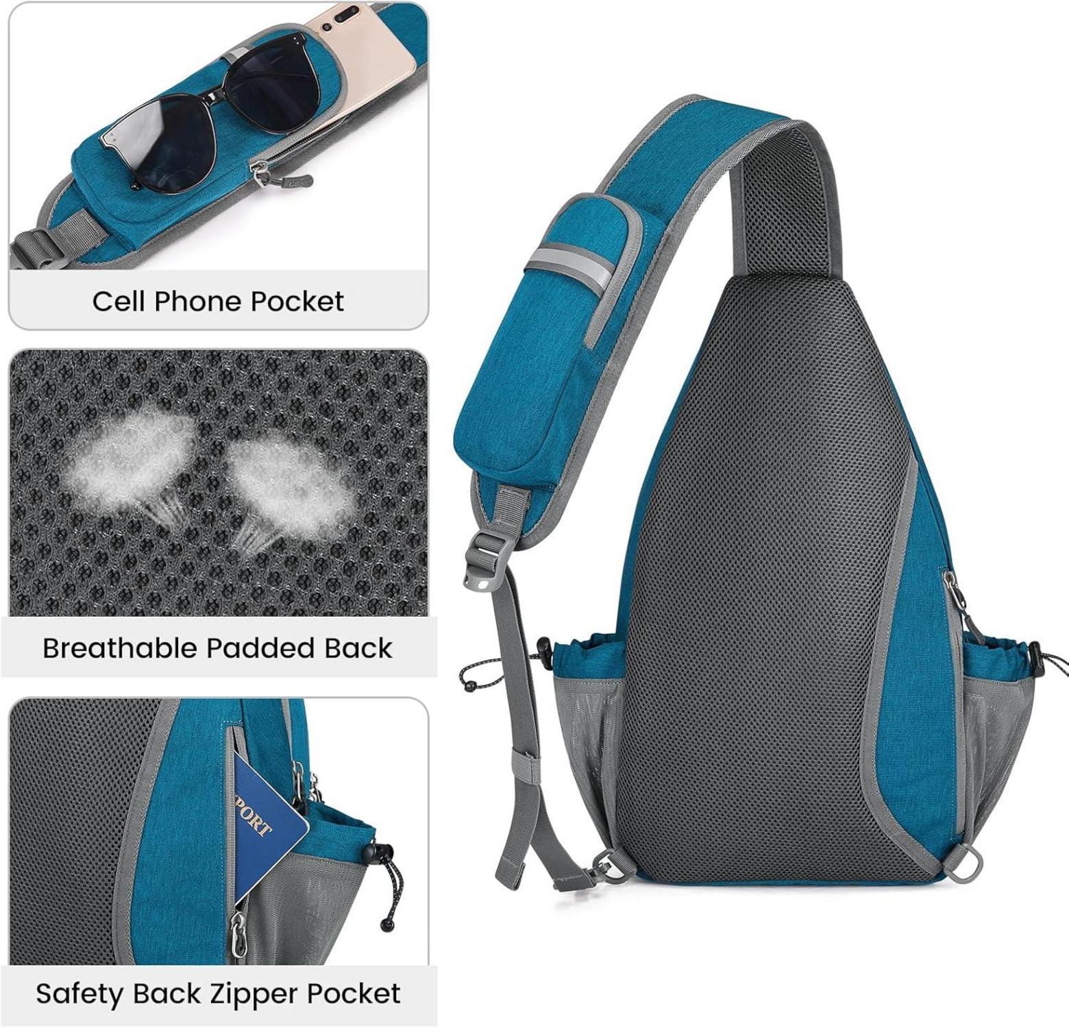 Sport-Schultertasche Pickleball-Tennistasche Sling Bags für Herren Damen