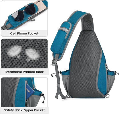 Sport-Schultertasche Pickleball-Tennistasche Sling Bags für Herren Damen