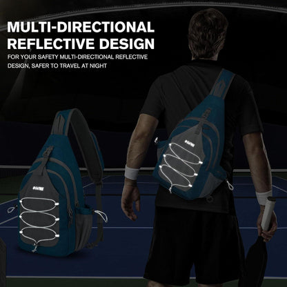 Sport-Schultertasche Pickleball Brusttasche Schläger Tasche Sling