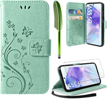 Premium PU Leder Wallet Schutzhülle für Samsung Galaxy A55 5G mit