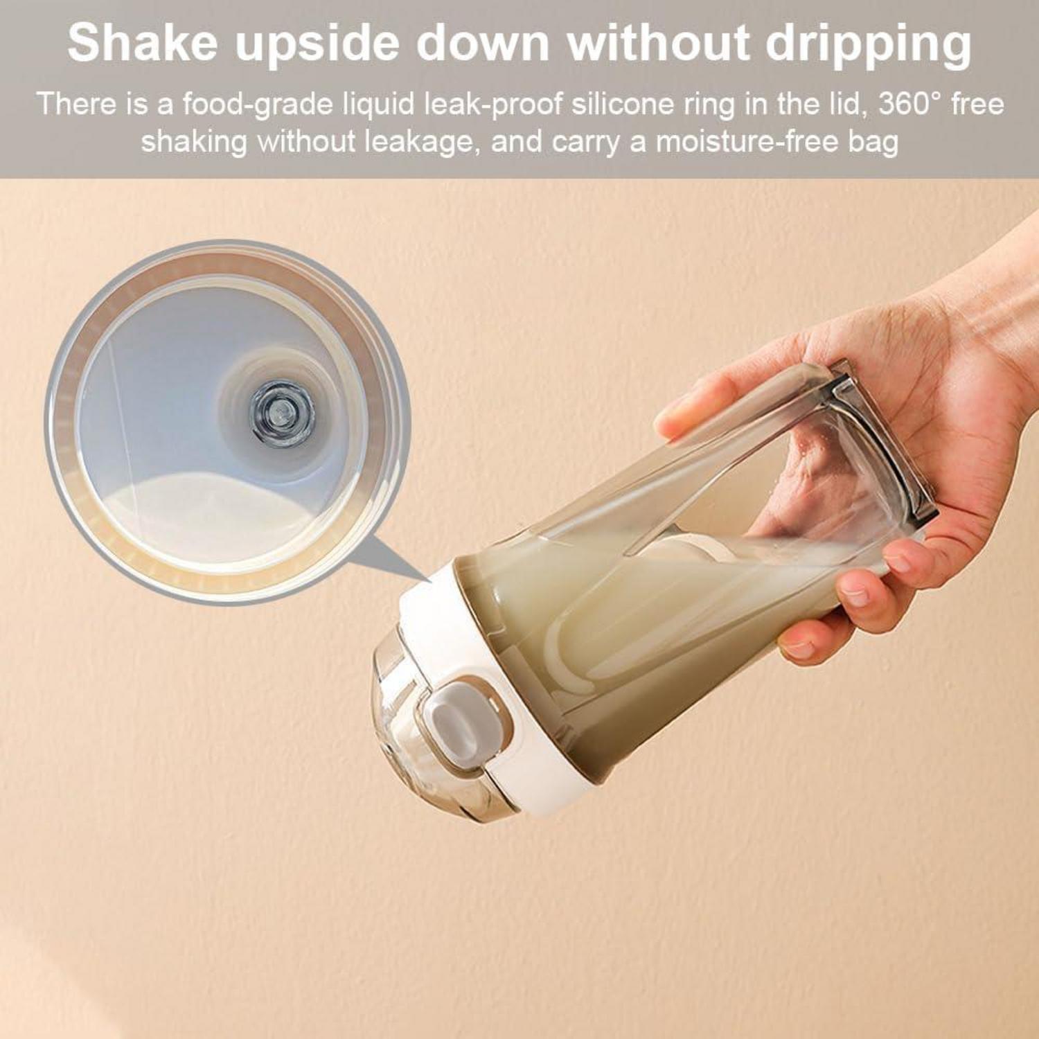 Protein Shaker 500ml Mixerball auslaufsicher Fitness Shake