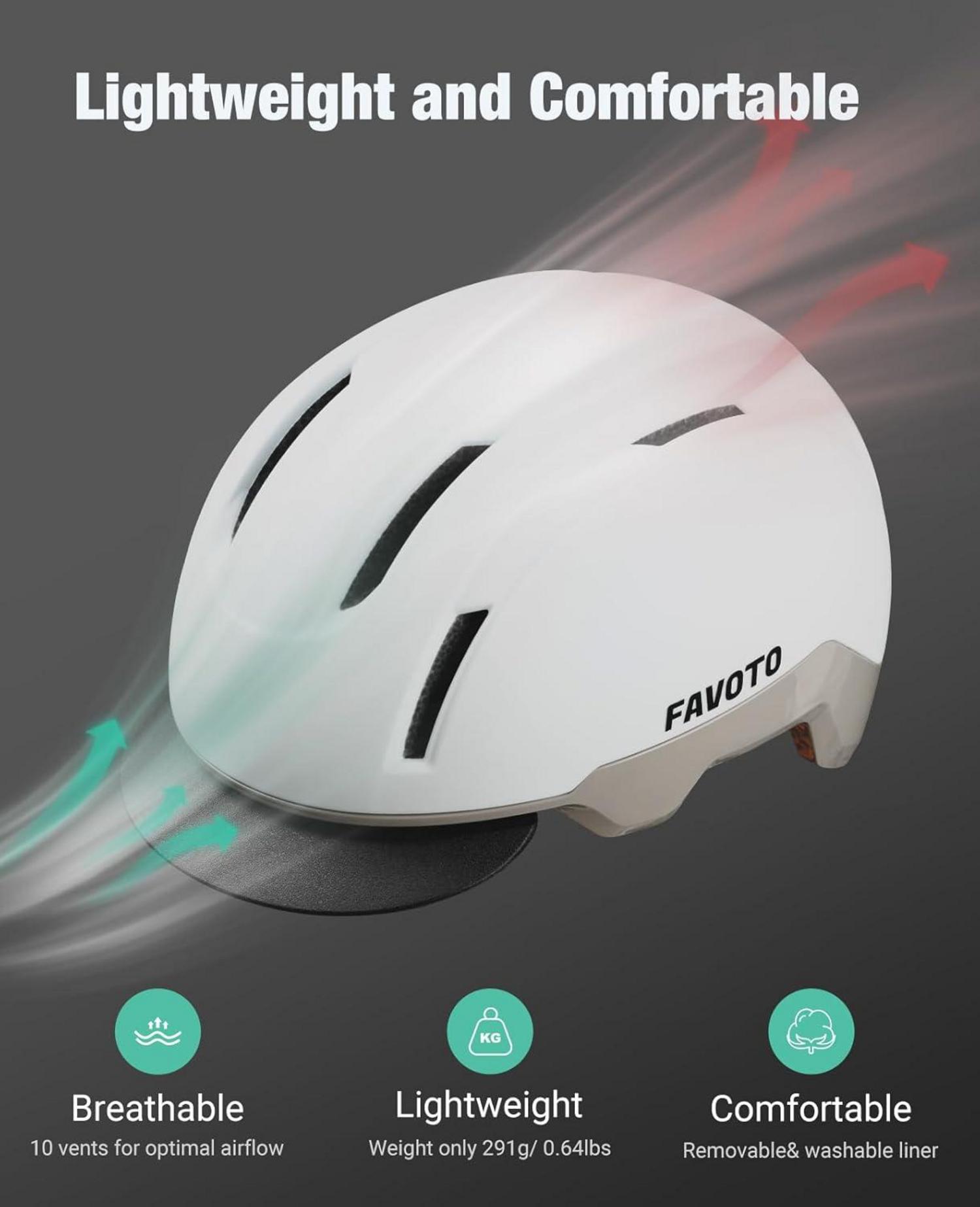 Fahrradhelm Urban Leicht Double Inmould Technologie City Scooter