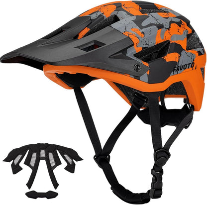 Fahrradhelm Mountainbike mit Visier Inmould Technologie