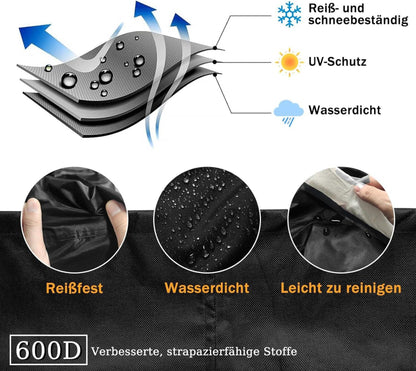 Grill Abdeckhaube Lorymachy 2024 Upgrade 600D Oxford Gasgrill Cover