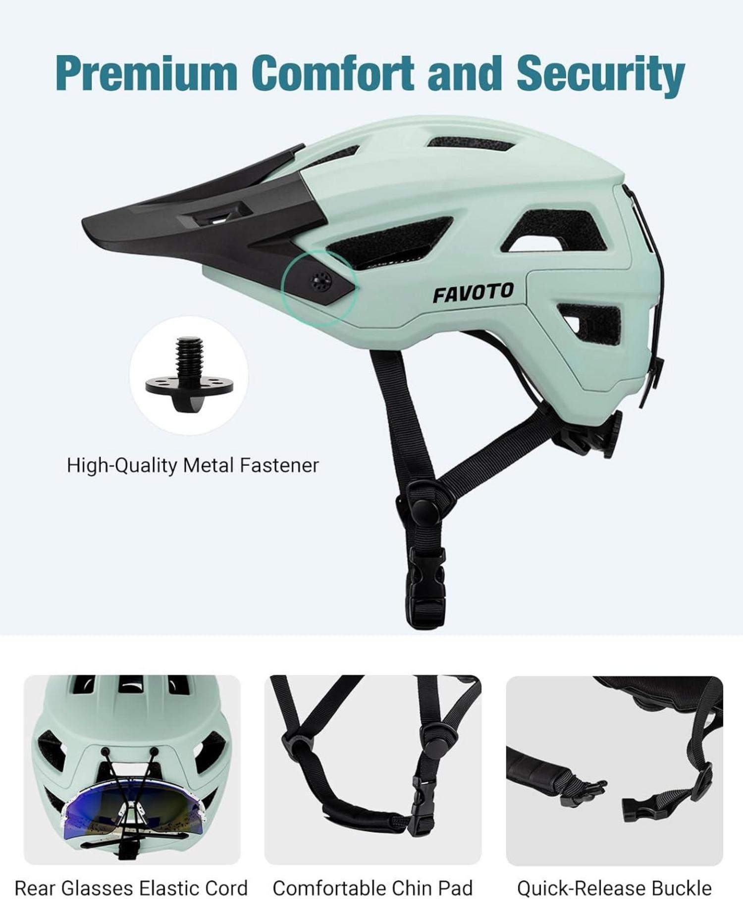 Mountainbike Fahrradhelm mit Schirm Leicht Inmould Technologie