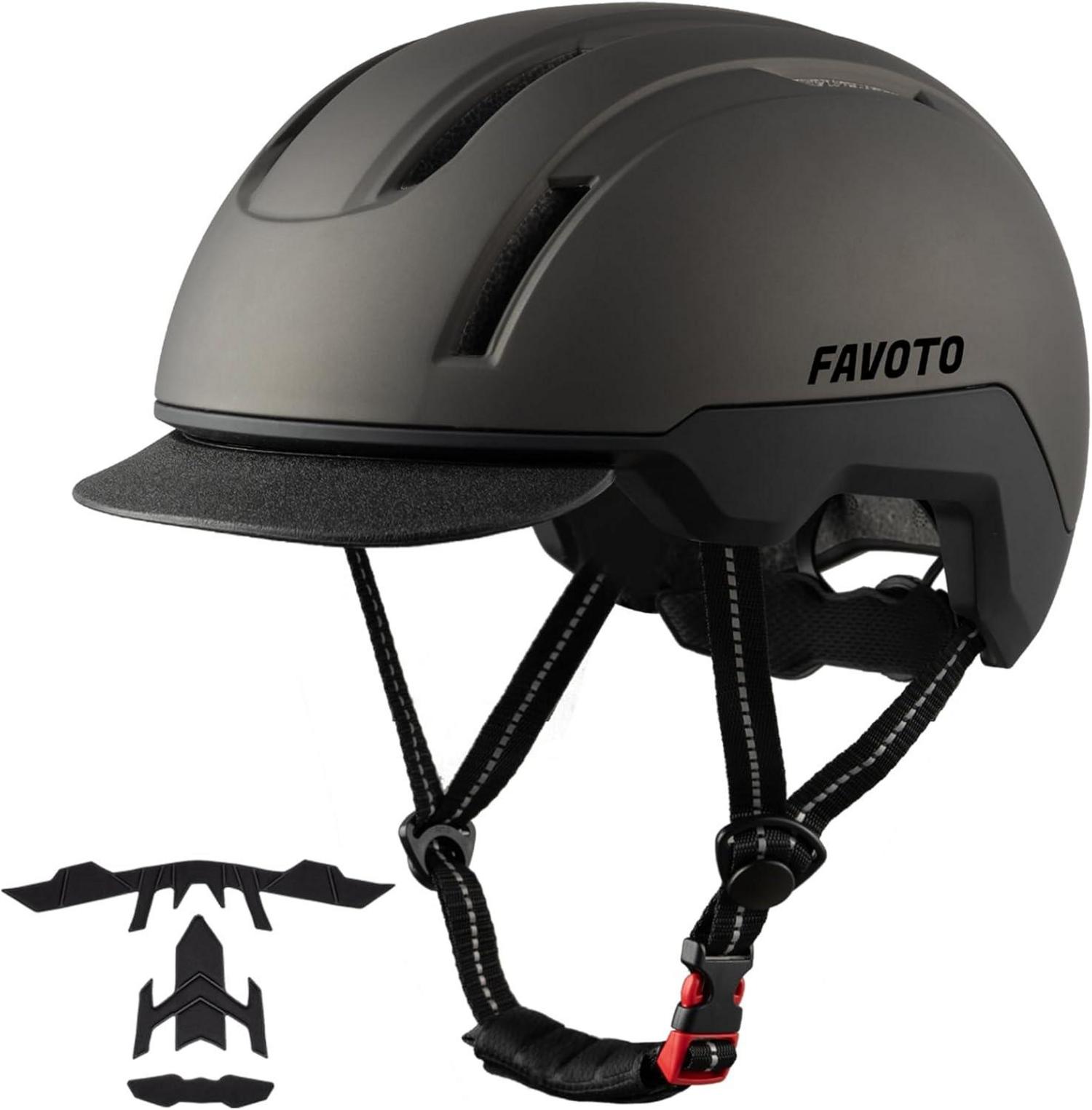 Fahrradhelm Urban mit Schirm Leicht Double Inmould Technologie City