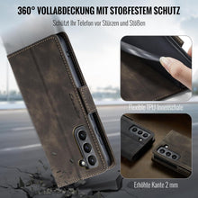 Samsung Galaxy S21 Hülle Klappbar PU Lederhülle RFID Schutz