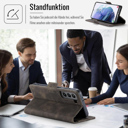 Handyhülle Samsung Galaxy S21 Klapphülle PU Leder Kartenfach Standfunktion【RFID