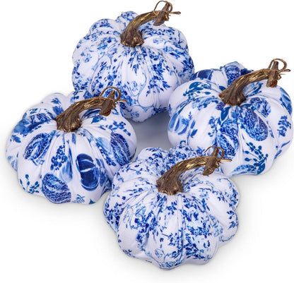 Künstlicher Kürbis Deko Set für Herbst & Halloween