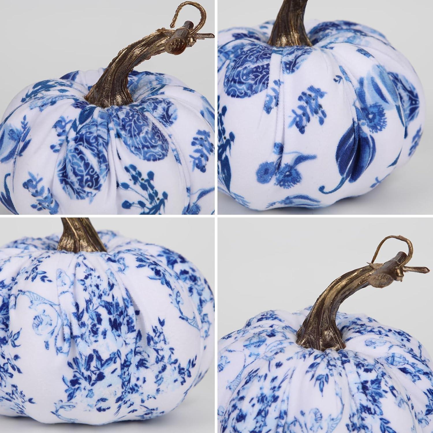 Künstlicher Kürbis Deko Set für Herbst & Halloween