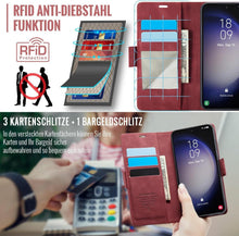 Samsung Galaxy S23 5G Handyhülle Klappbar PU Lederhülle RFID