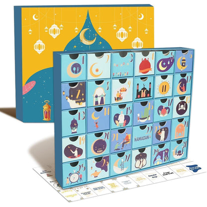 Ramadan Kalender XXL zum Selbstbefüllen in Grün