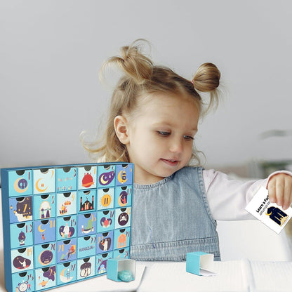 Ramadan Kalender XXL zum Selbstbefüllen in Grün