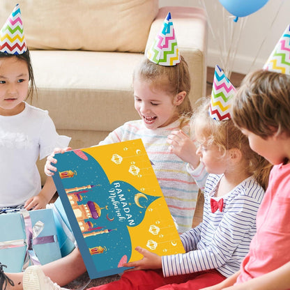 Ramadan Kalender XXL zum Selbstbefüllen in Grün