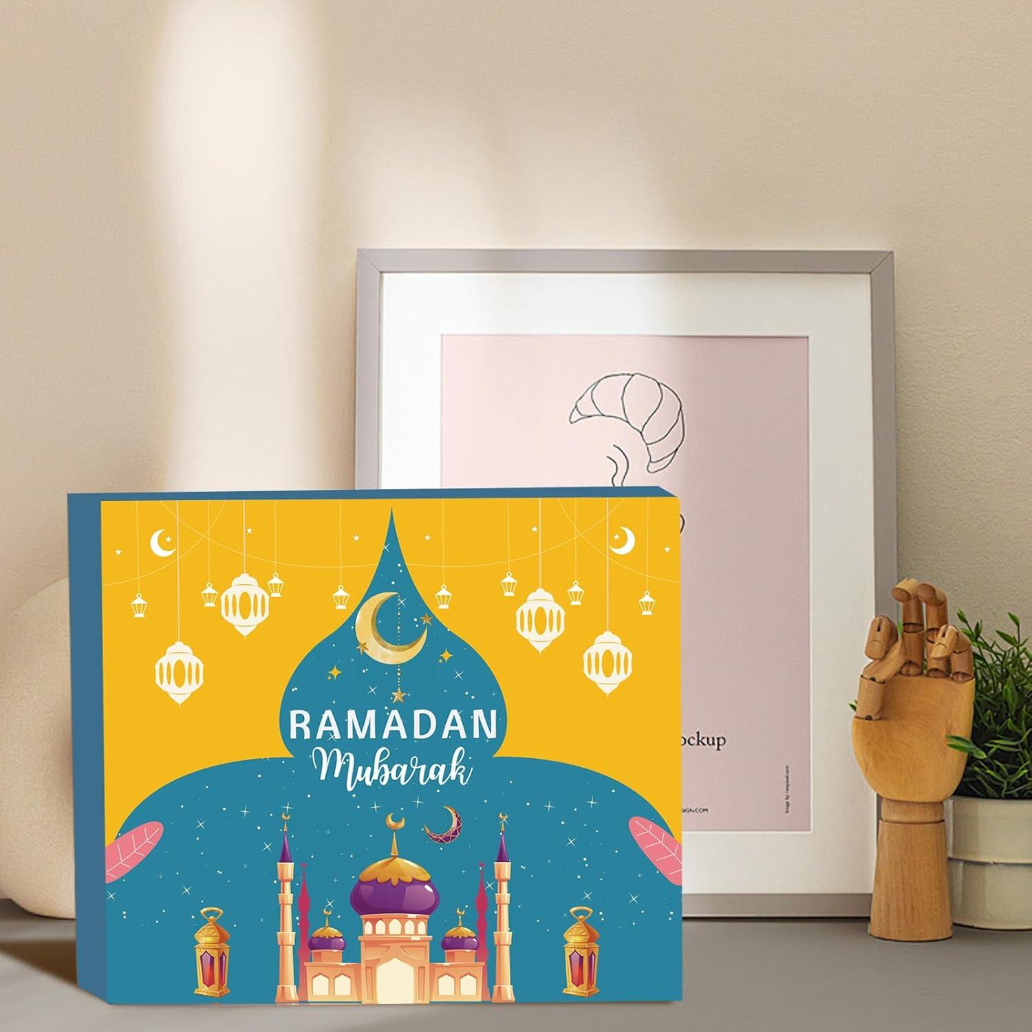 Ramadan Adventskalender XXL zum Selbstbefüllen Grüne Deko
