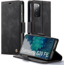 Handyhülle Samsung Galaxy S20 FE Klapphülle RFID Schutz Schwarz
