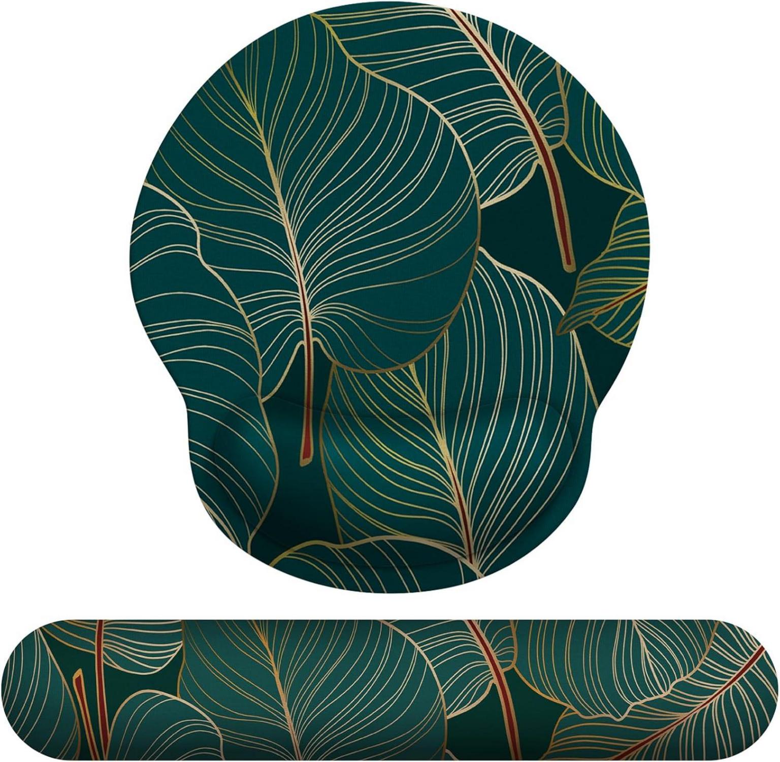 Ergonomisches Mauspad mit Handauflage und Gelkissen, Memory Foam