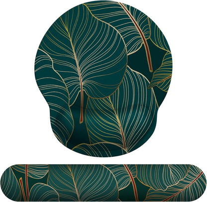 Ergonomisches Mauspad mit Handauflage und Gelkissen, Memory Foam