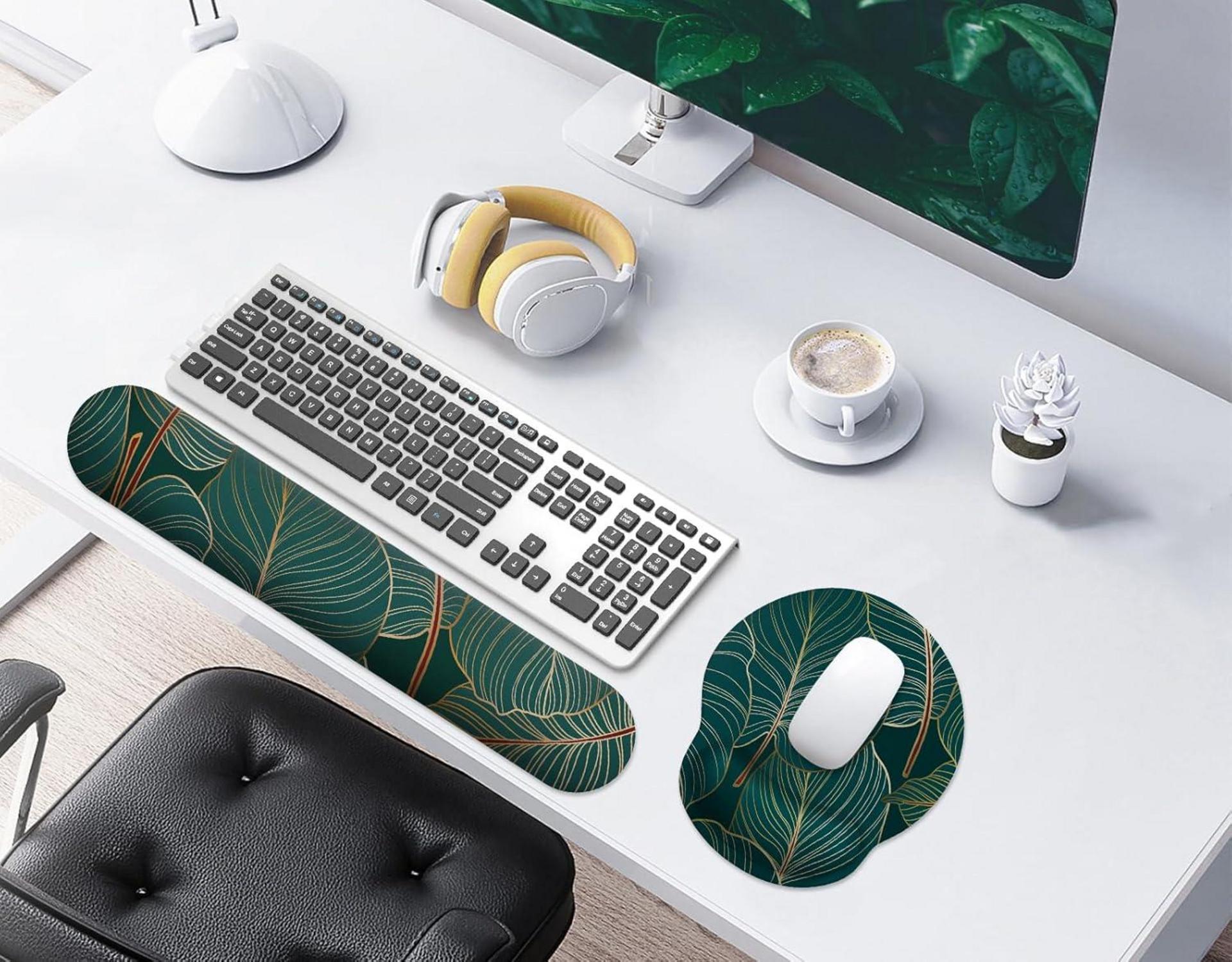 Ergonomisches Mauspad mit Handauflage und