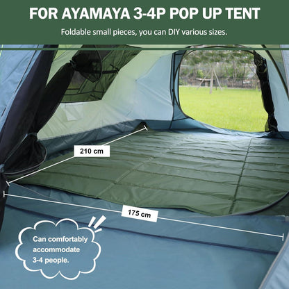 AYAMAYA Zelt 3-4 Personen Pop Up Strandmuschel Wasserdicht