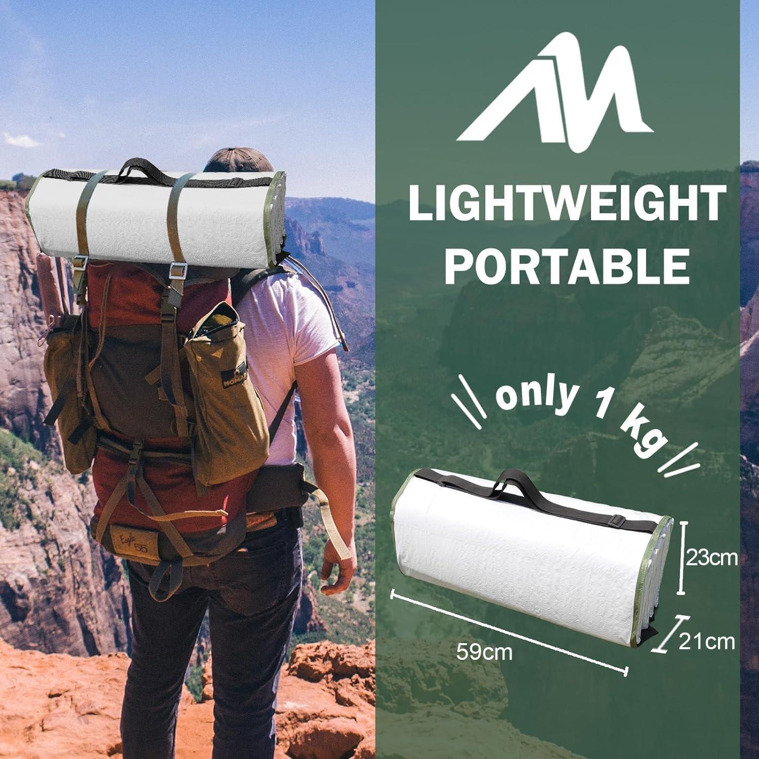 AYAMAYA Pop Up Zelt 3-4 Personen mit Dachfenster & Taschen, Wasserdichtes Strand- & Festivalzelt