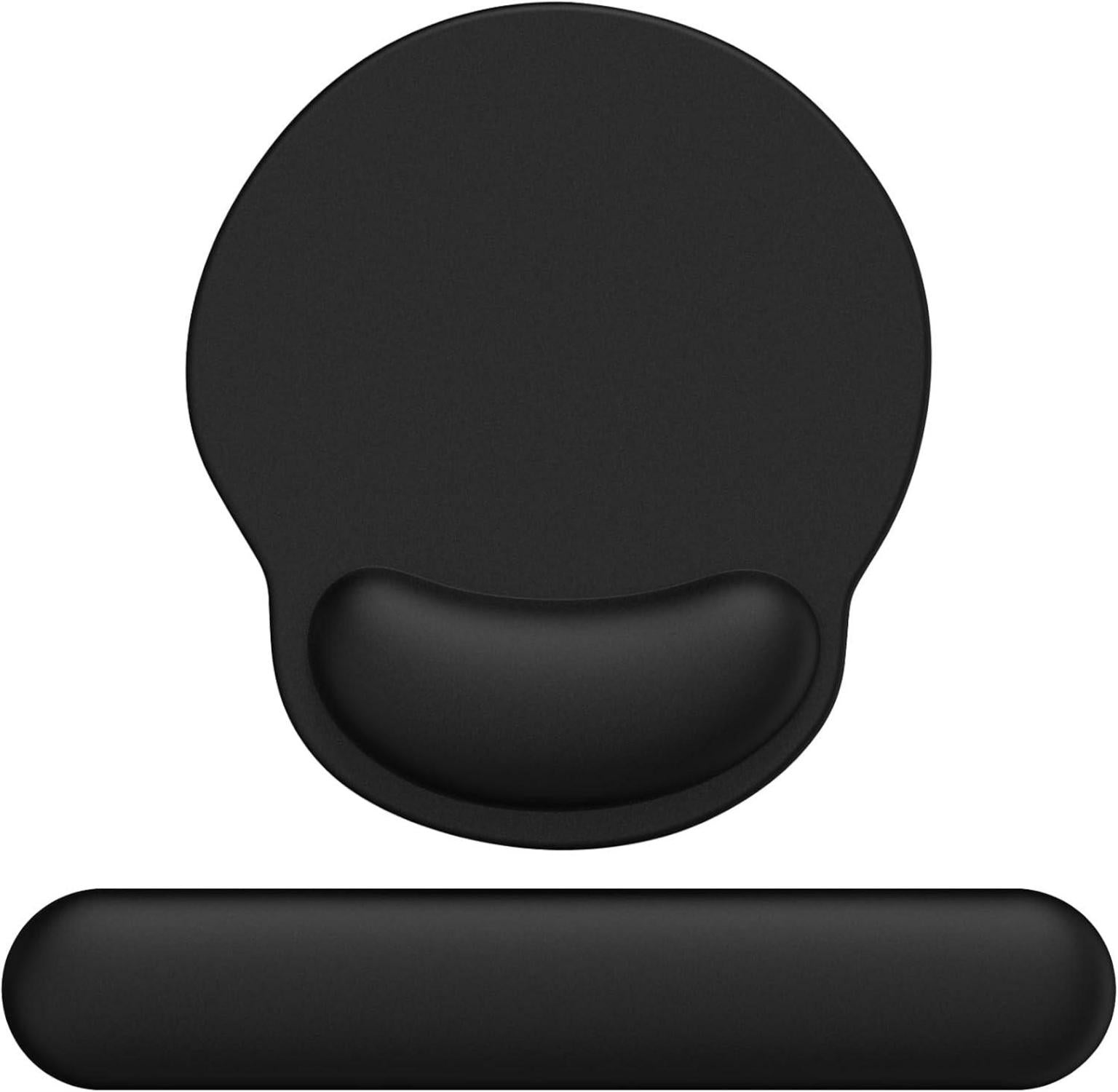 Ergonomisches Mauspad mit Handauflage und Handballenauflage Schwarz